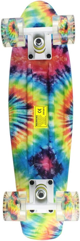 Skateboards Complete 22 Inch Mini Cruiser Retro | Kids, Boys, Youths, Beginners