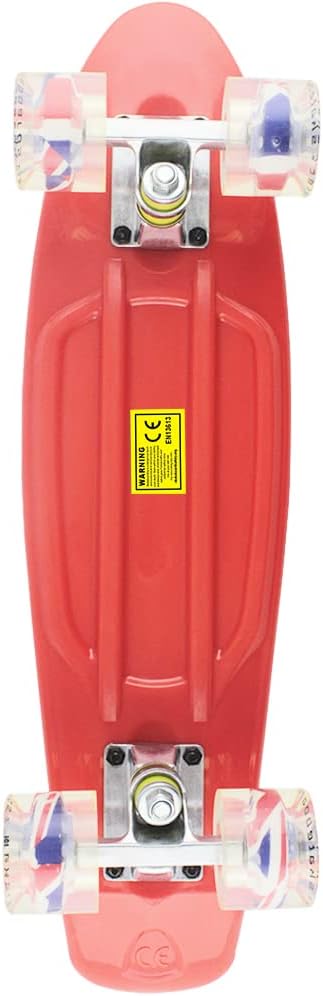 Skateboards Complete 22 Inch Mini Cruiser Retro | Kids, Boys, Youths, Beginners