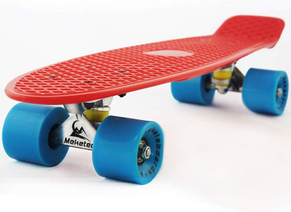 Skateboards Complete 22 Inch Mini Cruiser Retro | Kids, Boys, Youths, Beginners