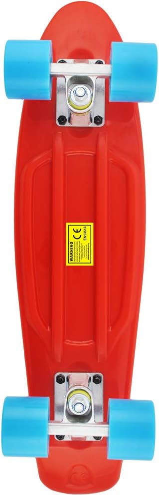 Skateboards Complete 22 Inch Mini Cruiser Retro | Kids, Boys, Youths, Beginners
