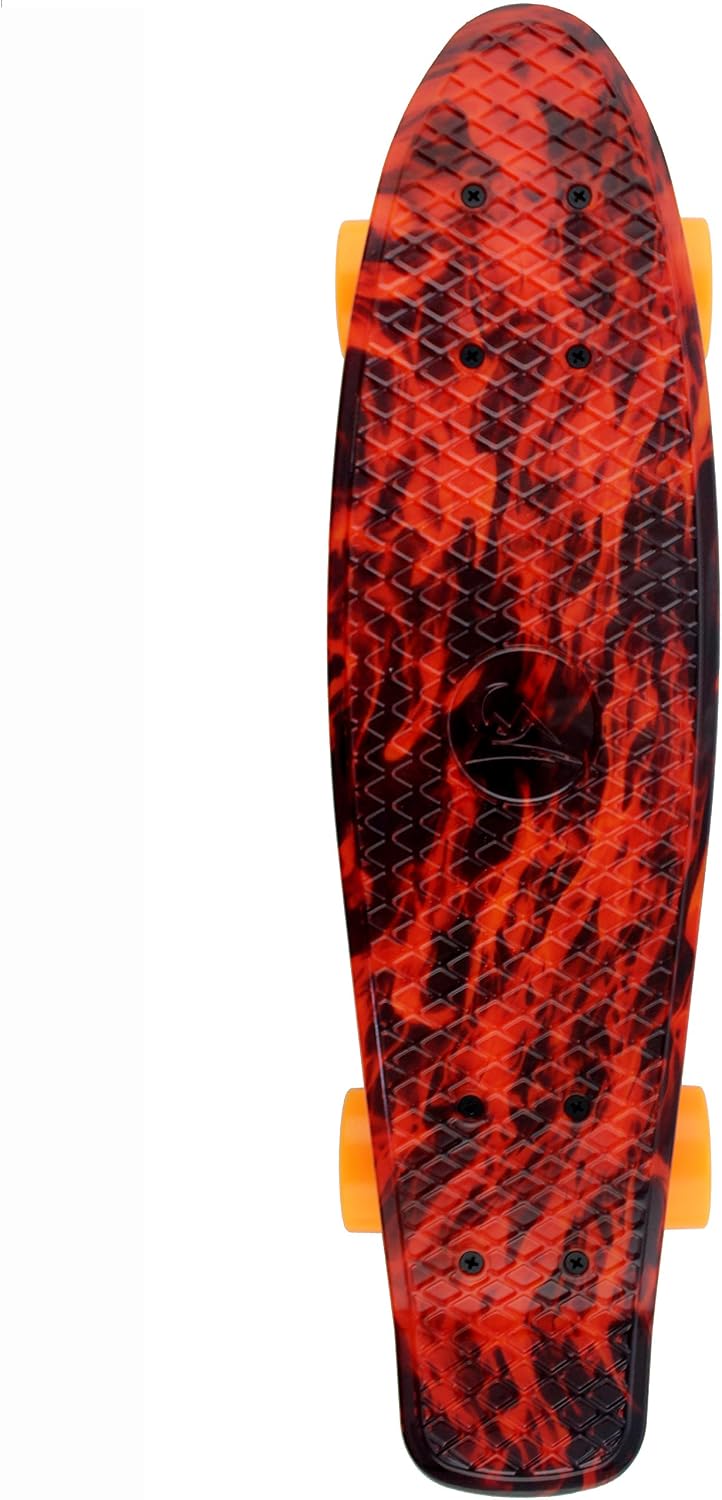Skateboards Complete 22 Inch Mini Cruiser Retro | Kids, Boys, Youths, Beginners