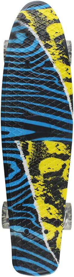 Skateboards Complete 22 Inch Mini Cruiser Retro | Kids, Boys, Youths, Beginners