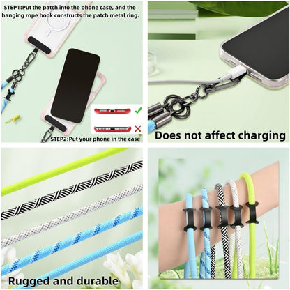Hand Wrist Strap,Anti Theft Phone Strap,Lanyard Phone Tether Tabs (YELLOW, short)