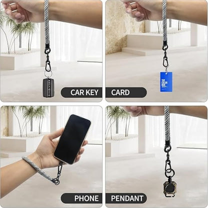 Hand Wrist Strap,Anti Theft Phone Strap,Lanyard Phone Tether Tabs (YELLOW, short)