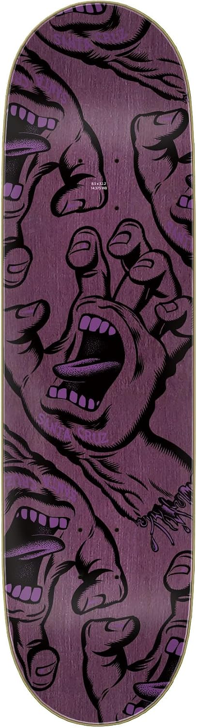 8.8'' x 31.95'' Skateboard Deck - Screaming Hand