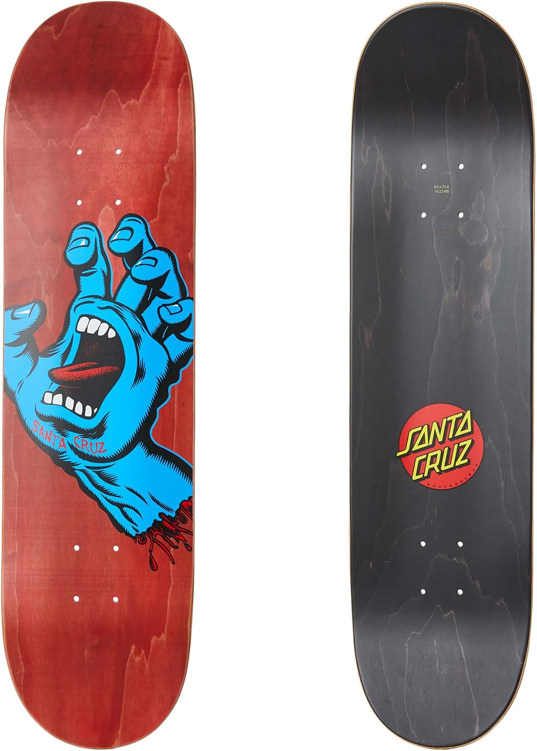 8.8'' x 31.95'' Skateboard Deck - Screaming Hand