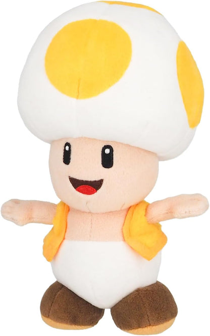 Super Mario All Star Collection AC32 Yellow Toad 8" Plush