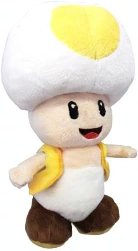 Super Mario All Star Collection AC32 Yellow Toad 8" Plush