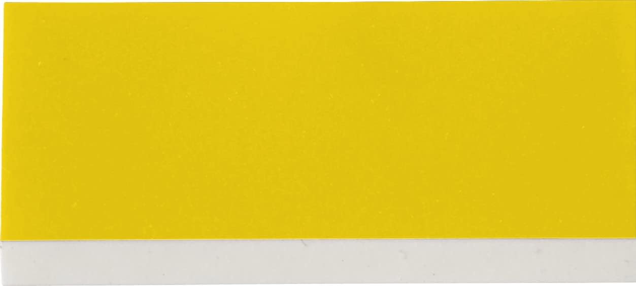 Brady Authentic (M21-250-595-YL) All-Weather Vinyl Label for Indoor/Outdoor ID, Lab and Equipment Labeling, Black on Yellow- For M210, M210-LAB, M211, BMP21-PLUS and BMP21-LAB Printers, .25" W, 21' L