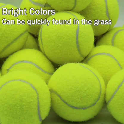 SHYUJAJIE Tennis Ball,20 Pack Practice Balls Bulk,Dog Balls with Mesh Bag | Colorful Heavy Duty Tennis Training Ball for Beginners, Exercise Playing Balls for Pet Dog