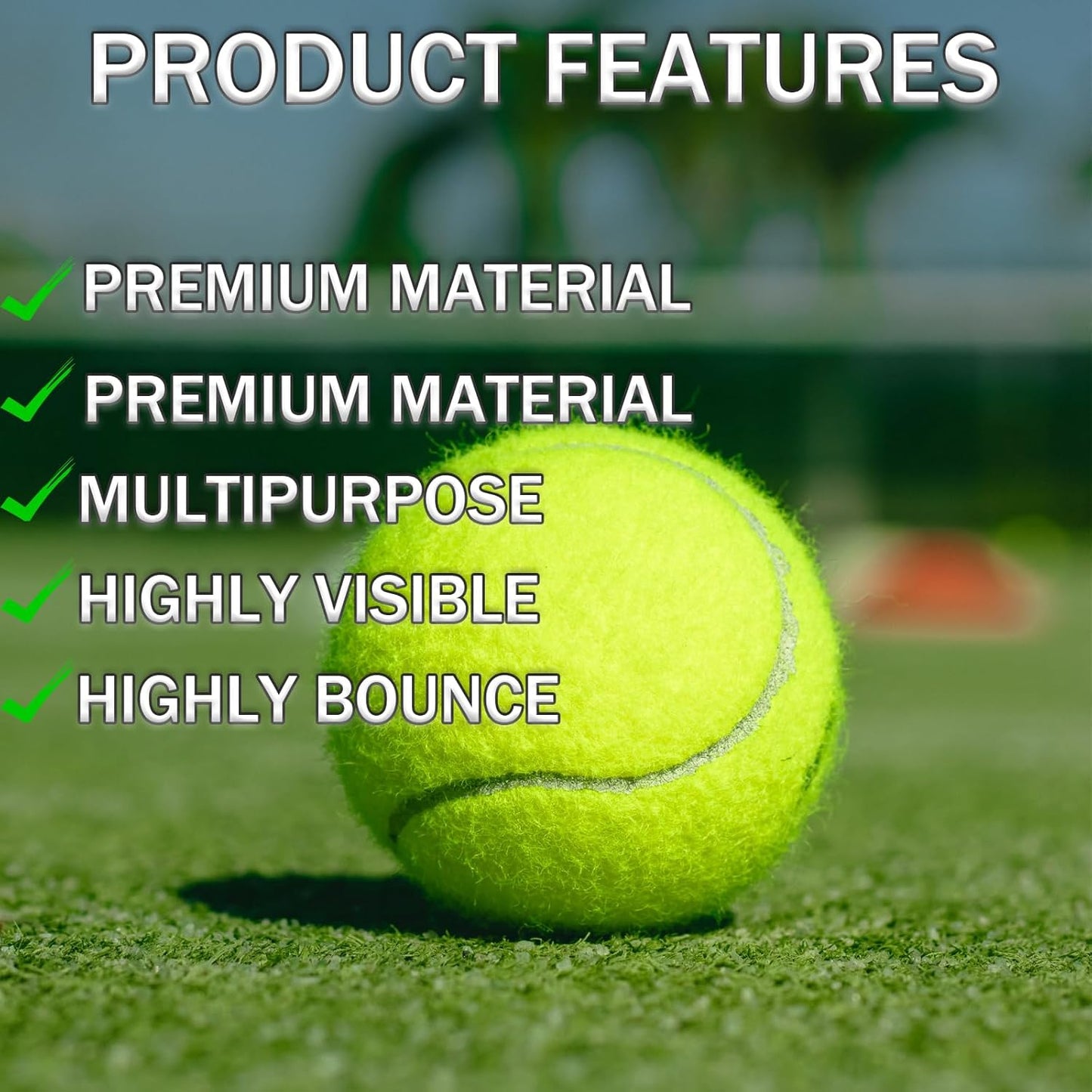 SHYUJAJIE Tennis Ball,20 Pack Practice Balls Bulk,Dog Balls with Mesh Bag | Colorful Heavy Duty Tennis Training Ball for Beginners, Exercise Playing Balls for Pet Dog