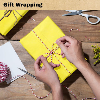 Kraft Paper Roll - 17.5 inches x 32.8 feet - Recyclable Paper Perfect for Wrapping, Craft, Packing, Floor Covering, Dunnage, Parcel, Table Runner, Yellow
