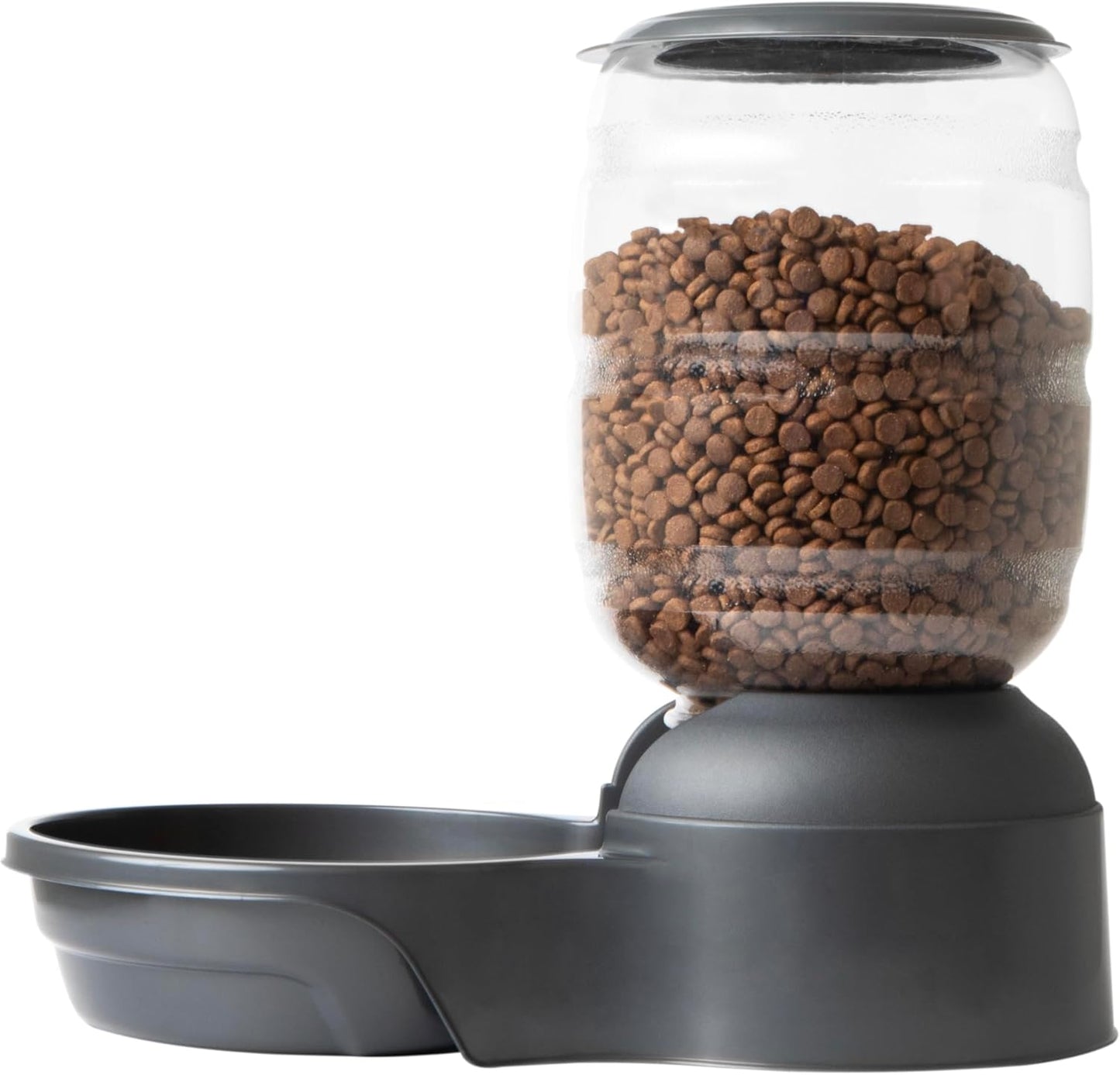 Replendish Automatic Dog Feeder Gravity Pet Treat Dispenser with Microban Protection Base, Wide Mouth Bowl, 100% BPA Free - 10 lb