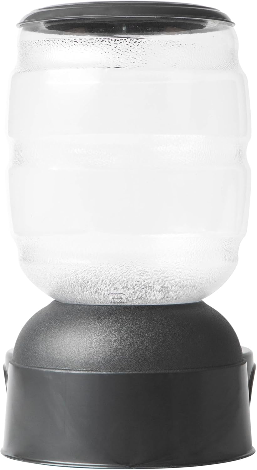 Replendish Automatic Dog Feeder Gravity Pet Treat Dispenser with Microban Protection Base, Wide Mouth Bowl, 100% BPA Free - 10 lb