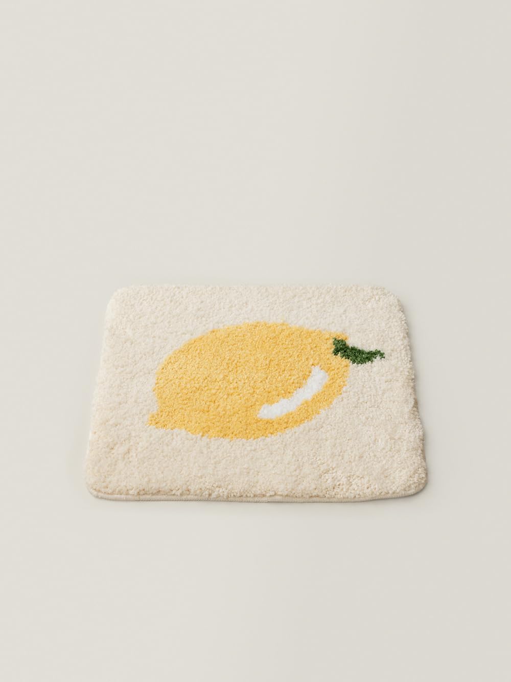 WENSHUO Rounded Square Chair Pad-Orchard Themed Tufted Seat Cushion,15.8" x 15.8" Lemon-Pattern Chair Cushion,Decorative Cushion Made of Microfiber,with a Soft, Warm Touch with TPR Non-Slip Backing