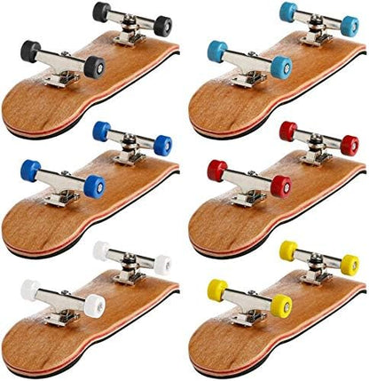 Professional Mini Maple Wooden Fingerboards, 1 Pack(Yellow) | 1Set Finger Skateboards, 5 Layers Maple Panel Mini Skateboards for Fingers, Fingerboard for Kids Brithday Gift
