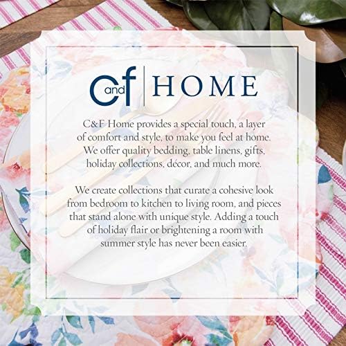C&F Home Ashford Yellow Cornsilk 100% Cotton Accent Throw Blanket 50" x 60"