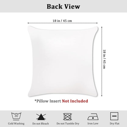 Bonhause Lemon Throw Pillow Covers 18 x 18 Inch Set of 4 Summer Fruit Farmhouse Decorative Pillows Case Soft Velvet Cushion Covers for Couch Sofa Patio Garden Home Decor