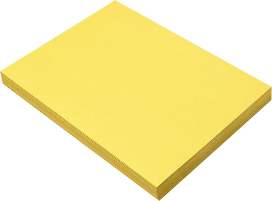 (Formerly SunWorks) Construction Paper, Yellow, 9" x 12", 100 Sheets