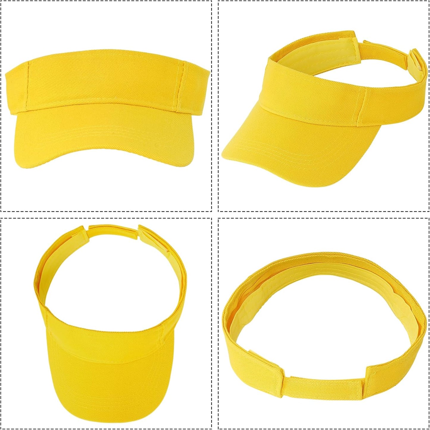 5 Pieces Sport Wear Athletic Visor Sun Sports Visor Hat Visor Adjustable Cap for Women and Men (One Size)