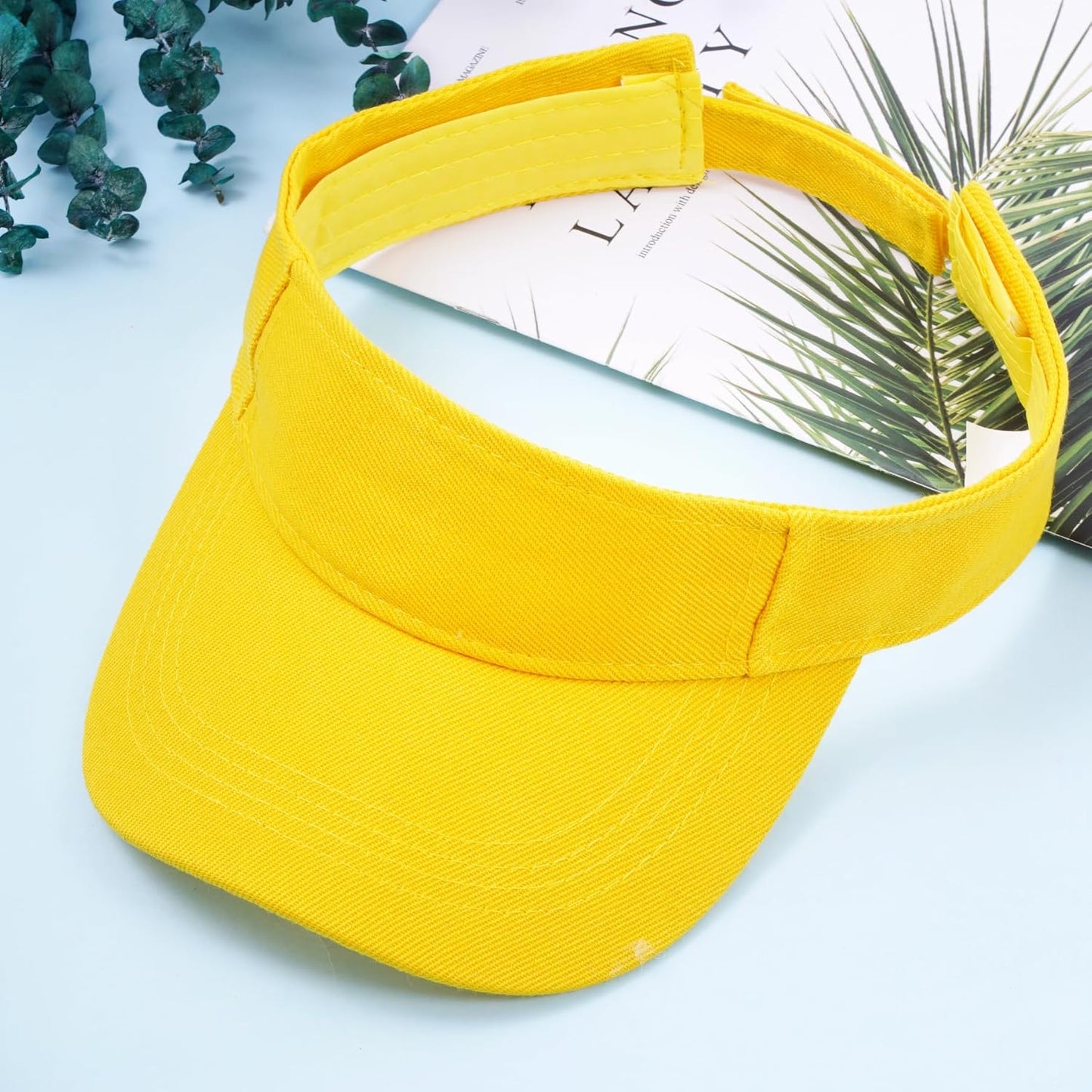 5 Pieces Sport Wear Athletic Visor Sun Sports Visor Hat Visor Adjustable Cap for Women and Men (One Size)