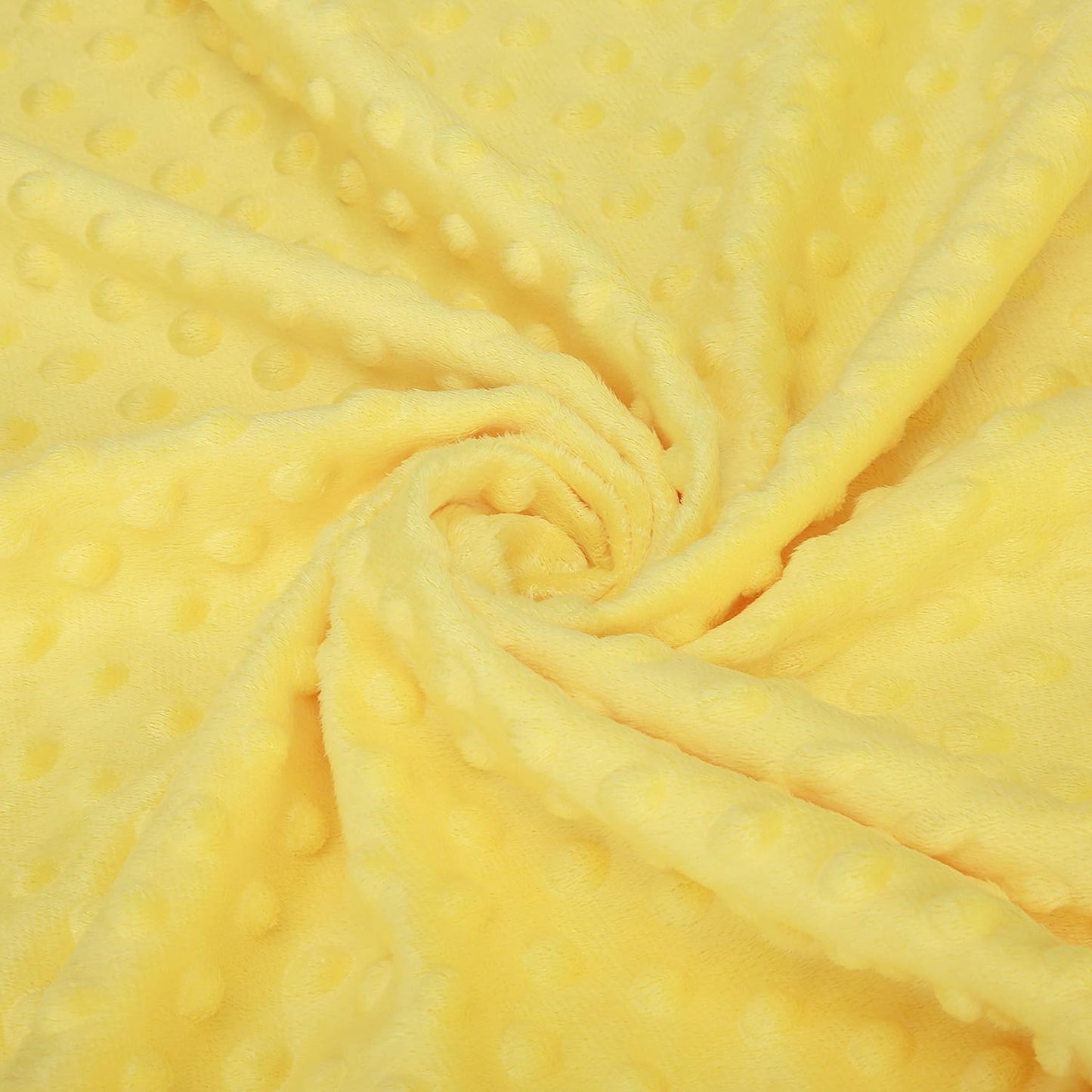 Baby Soft Minky Polyester Blanket with Satin Backing Baby Gifts for Boys and Girls Pet Blanket for Dogs/Cats/Puppies (Yellow, 30’’ x 40’’)