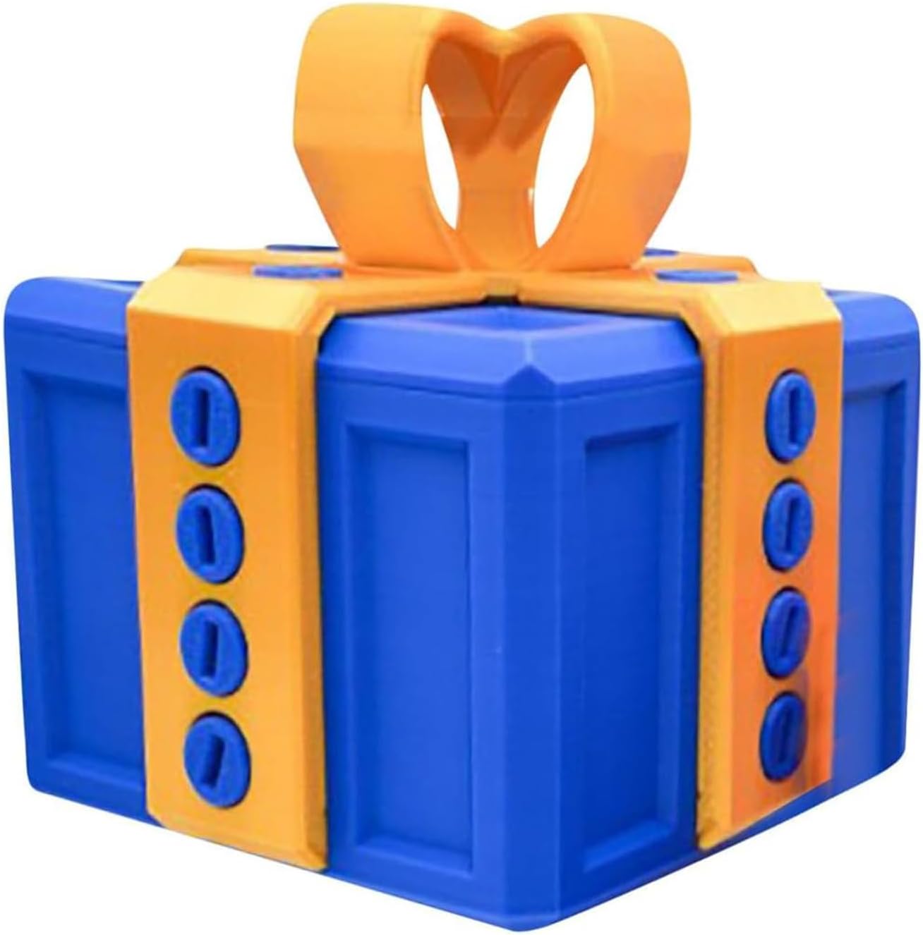 Annoying Gift Box with Screws, Annoying Present Prank Screw Box, Money Card Container Novelty Box, Take Apart Puzzle Surprise Funny (Yellow)