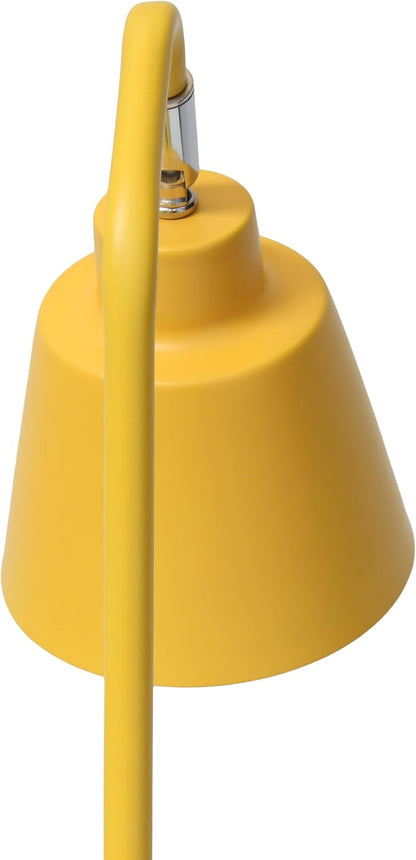 LD1077-YLW 16" Sleek Essentials Adjustable Metal Desk Task Lamp, for Office, Desk, Nightstand, Dorm, Yellow