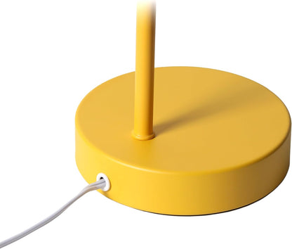 LD1077-YLW 16" Sleek Essentials Adjustable Metal Desk Task Lamp, for Office, Desk, Nightstand, Dorm, Yellow