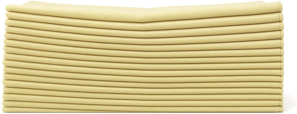 Lemon Cotton Cloth Napkins 18x18 Inches Set of 6 | Reusable Dining Table Napkins for Home, Kitchen, Restaurant & Parties