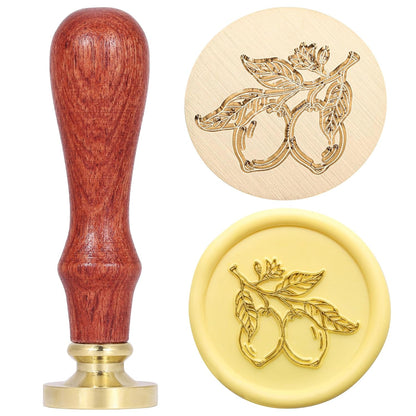 Lemons Wax Seal Stamp, Vintage Sealing Wax Stamp for Wedding Party Invitations Envelopes Gift Packing
