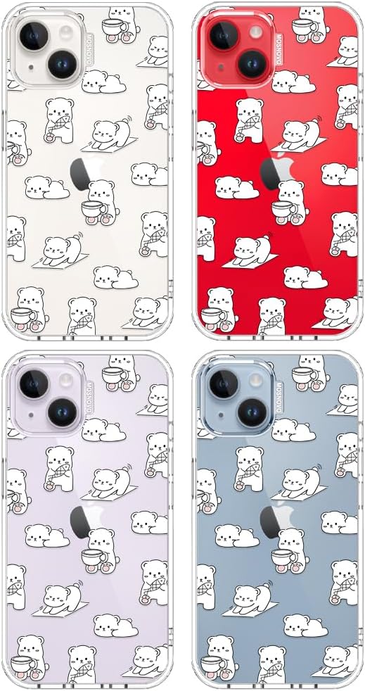 Case for iPhone 13 Pro Max, [Buffertech 6.6ft Military-Grade Drop Protection] [Anti Peel Off Tech] Clear TPU Bumper Phone Case Cover Design - Lemon - Colors E