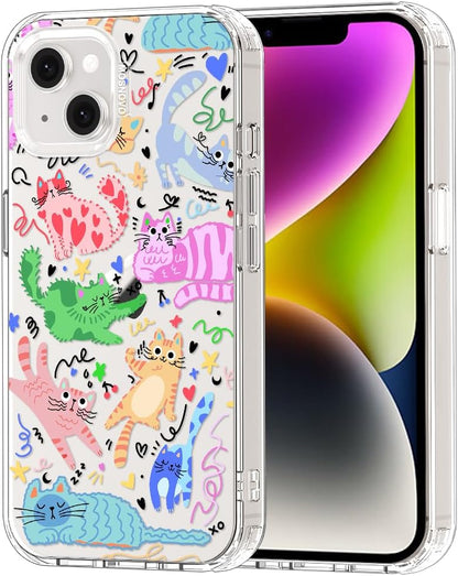 Case for iPhone 13 Pro Max, [Buffertech 6.6ft Military-Grade Drop Protection] [Anti Peel Off Tech] Clear TPU Bumper Phone Case Cover Design - Lemon - Colors E