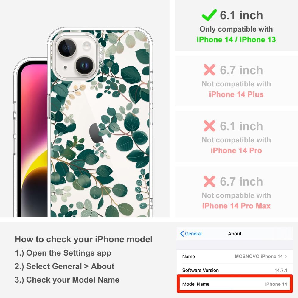 Case for iPhone 13 Pro Max, [Buffertech 6.6ft Military-Grade Drop Protection] [Anti Peel Off Tech] Clear TPU Bumper Phone Case Cover Design - Lemon - Colors E