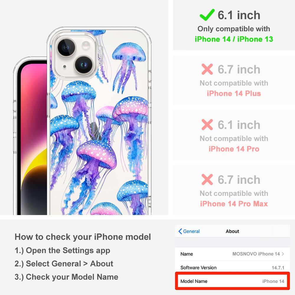Case for iPhone 13 Pro Max, [Buffertech 6.6ft Military-Grade Drop Protection] [Anti Peel Off Tech] Clear TPU Bumper Phone Case Cover Design - Lemon - Colors E