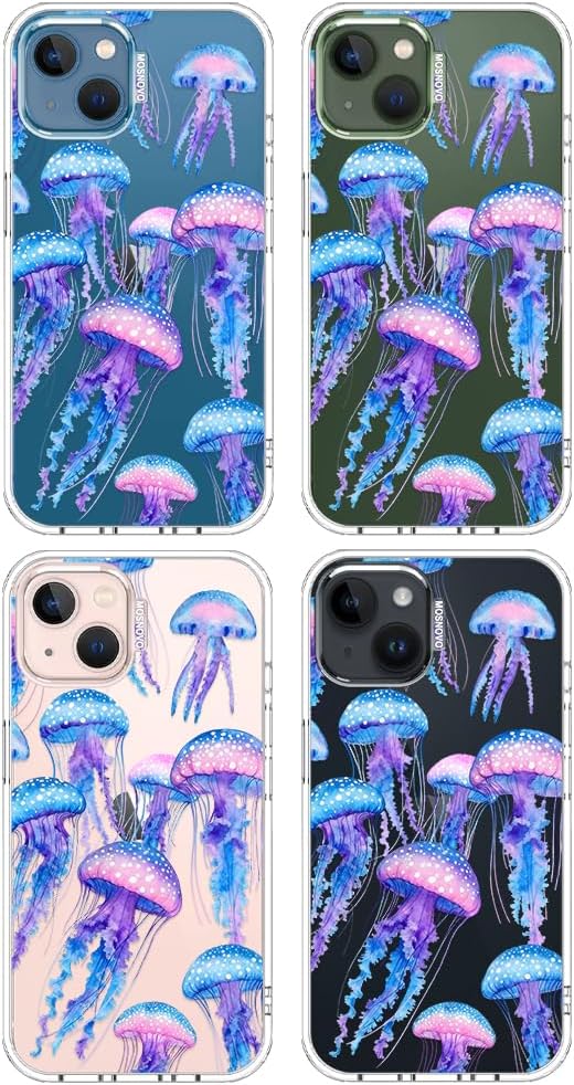 Case for iPhone 13 Pro Max, [Buffertech 6.6ft Military-Grade Drop Protection] [Anti Peel Off Tech] Clear TPU Bumper Phone Case Cover Design - Lemon - Colors E