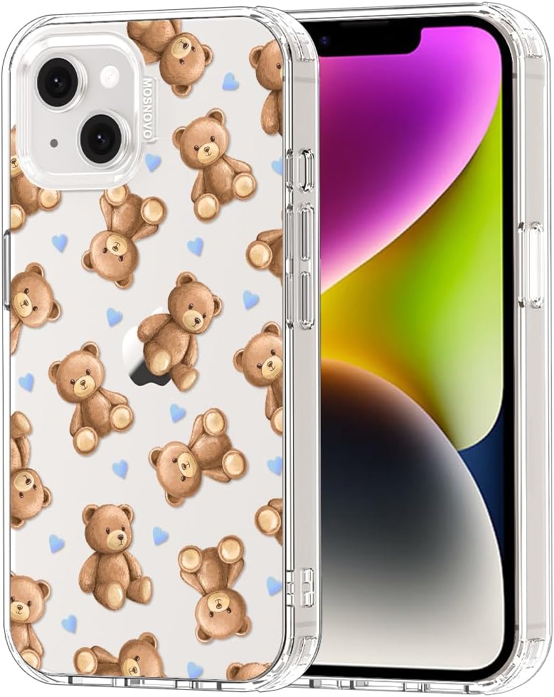 Case for iPhone 13 Pro Max, [Buffertech 6.6ft Military-Grade Drop Protection] [Anti Peel Off Tech] Clear TPU Bumper Phone Case Cover Design - Lemon - Colors E