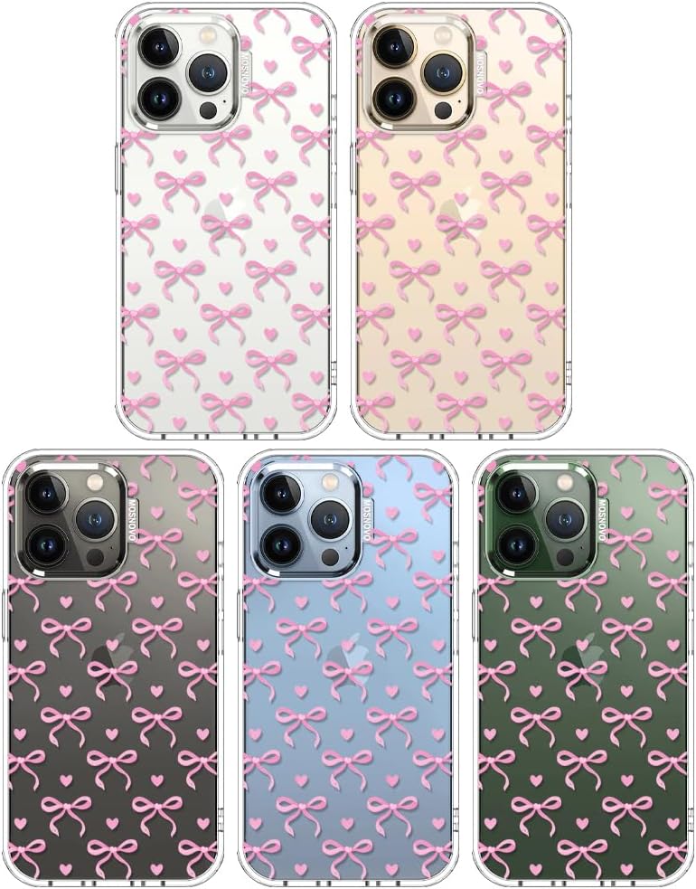 Case for iPhone 13 Pro Max, [Buffertech 6.6ft Military-Grade Drop Protection] [Anti Peel Off Tech] Clear TPU Bumper Phone Case Cover Design - Lemon - Colors E