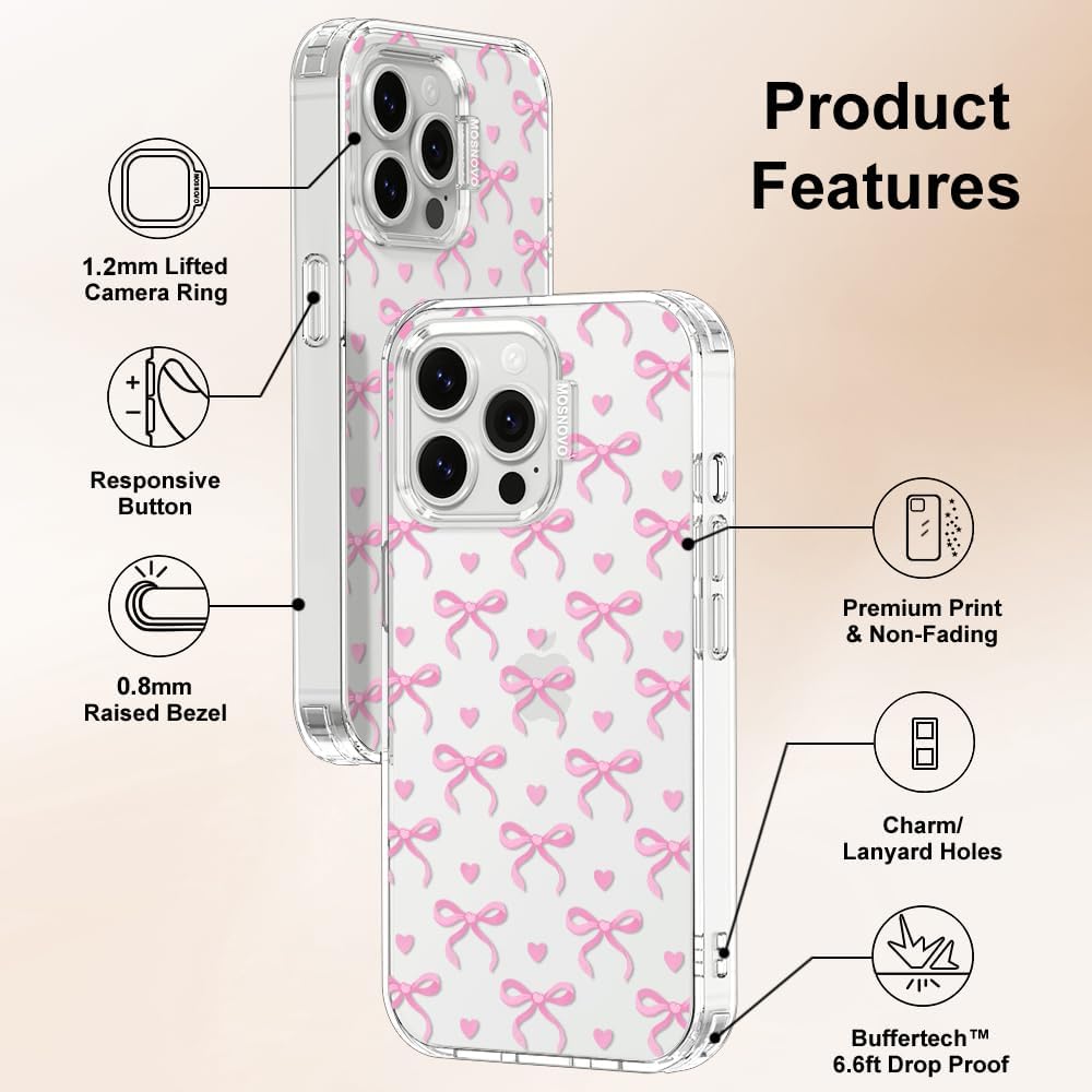Case for iPhone 13 Pro Max, [Buffertech 6.6ft Military-Grade Drop Protection] [Anti Peel Off Tech] Clear TPU Bumper Phone Case Cover Design - Lemon - Colors E
