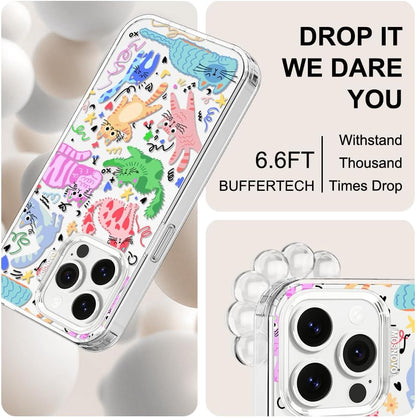 Case for iPhone 13 Pro Max, [Buffertech 6.6ft Military-Grade Drop Protection] [Anti Peel Off Tech] Clear TPU Bumper Phone Case Cover Design - Lemon - Colors E