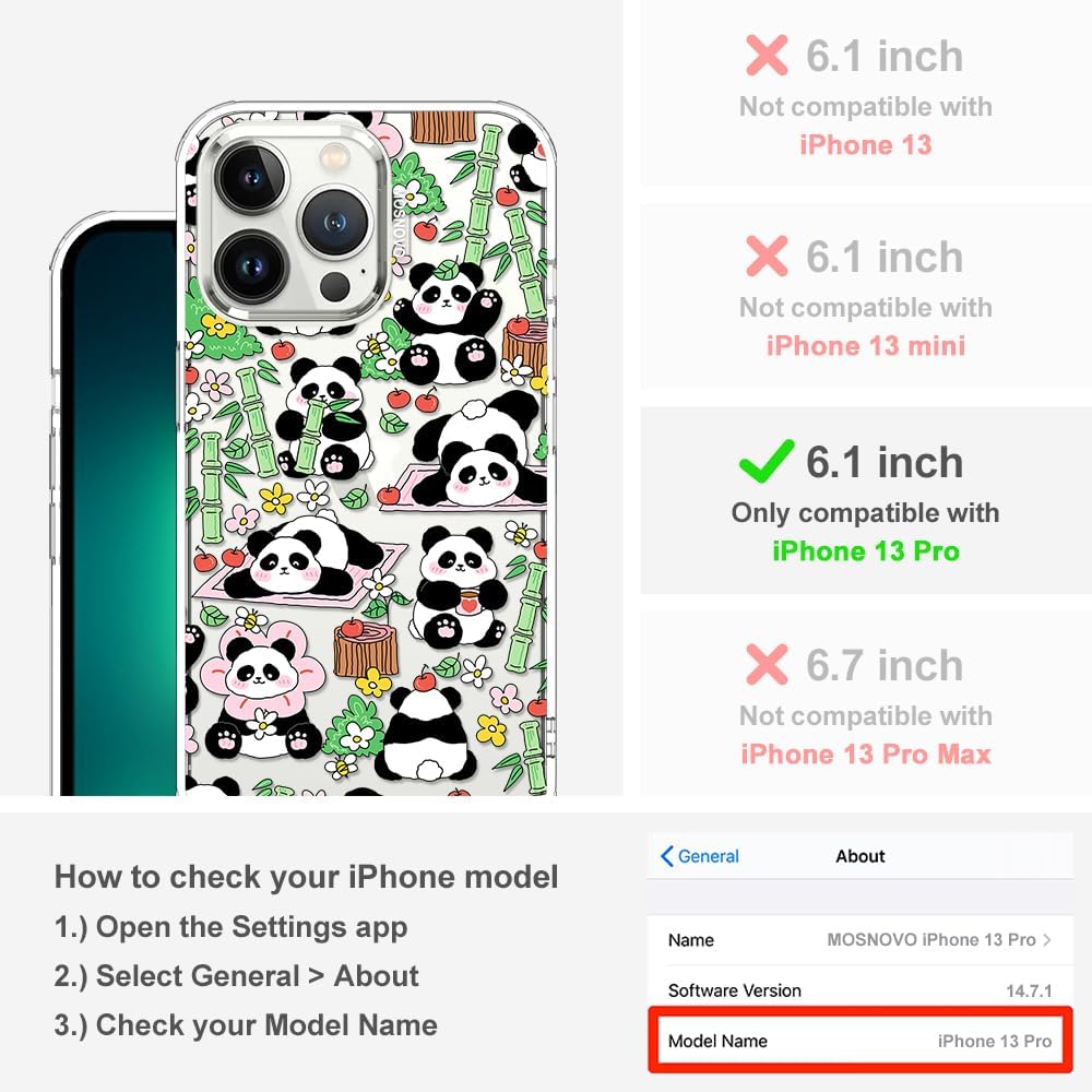 Case for iPhone 13 Pro Max, [Buffertech 6.6ft Military-Grade Drop Protection] [Anti Peel Off Tech] Clear TPU Bumper Phone Case Cover Design - Lemon - Colors E