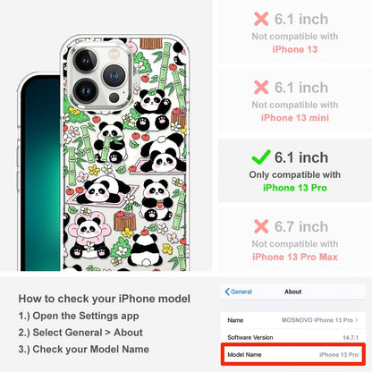 Case for iPhone 13 Pro Max, [Buffertech 6.6ft Military-Grade Drop Protection] [Anti Peel Off Tech] Clear TPU Bumper Phone Case Cover Design - Lemon - Colors E