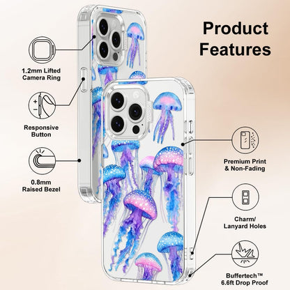 Case for iPhone 13 Pro Max, [Buffertech 6.6ft Military-Grade Drop Protection] [Anti Peel Off Tech] Clear TPU Bumper Phone Case Cover Design - Lemon - Colors E