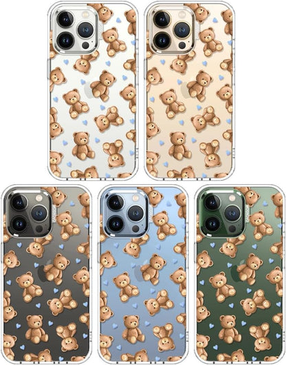 Case for iPhone 13 Pro Max, [Buffertech 6.6ft Military-Grade Drop Protection] [Anti Peel Off Tech] Clear TPU Bumper Phone Case Cover Design - Lemon - Colors E