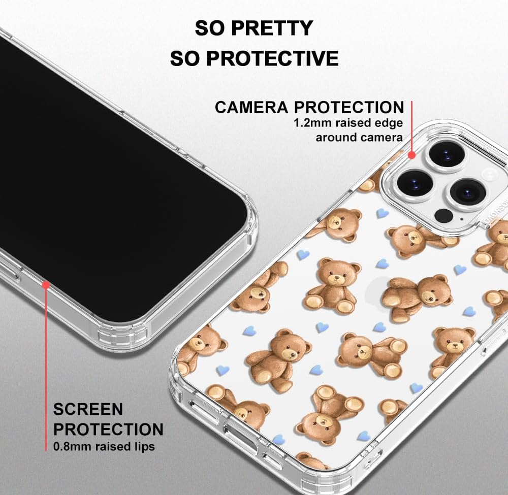 Case for iPhone 13 Pro Max, [Buffertech 6.6ft Military-Grade Drop Protection] [Anti Peel Off Tech] Clear TPU Bumper Phone Case Cover Design - Lemon - Colors E