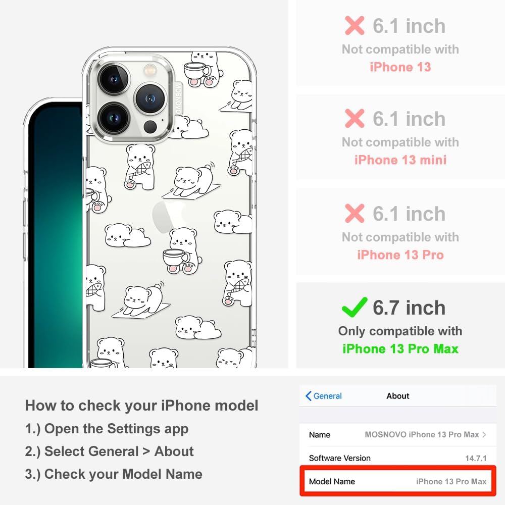 Case for iPhone 13 Pro Max, [Buffertech 6.6ft Military-Grade Drop Protection] [Anti Peel Off Tech] Clear TPU Bumper Phone Case Cover Design - Lemon - Colors E