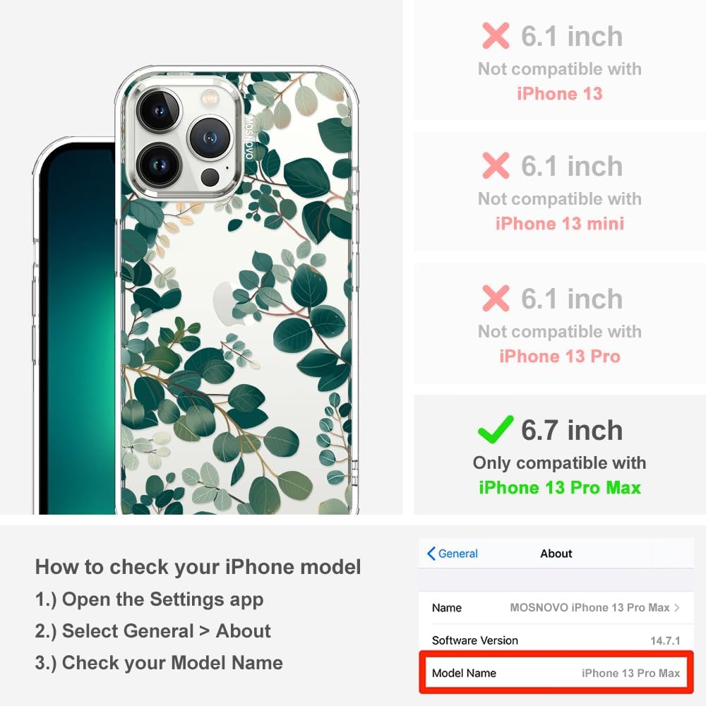 Case for iPhone 13 Pro Max, [Buffertech 6.6ft Military-Grade Drop Protection] [Anti Peel Off Tech] Clear TPU Bumper Phone Case Cover Design - Lemon - Colors E