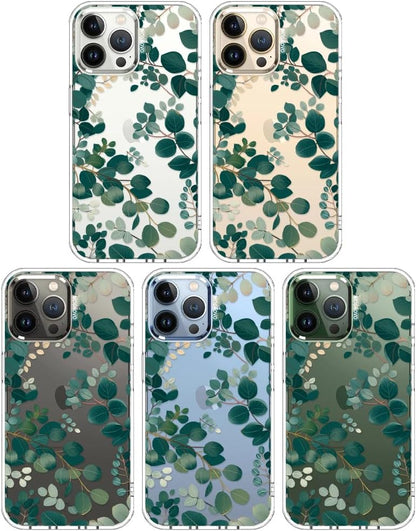 Case for iPhone 13 Pro Max, [Buffertech 6.6ft Military-Grade Drop Protection] [Anti Peel Off Tech] Clear TPU Bumper Phone Case Cover Design - Lemon - Colors E