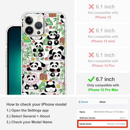 Case for iPhone 13 Pro Max, [Buffertech 6.6ft Military-Grade Drop Protection] [Anti Peel Off Tech] Clear TPU Bumper Phone Case Cover Design - Lemon - Colors E