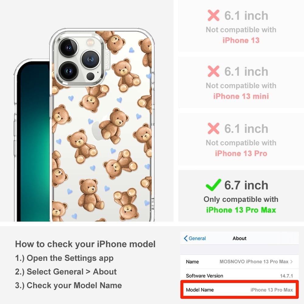 Case for iPhone 13 Pro Max, [Buffertech 6.6ft Military-Grade Drop Protection] [Anti Peel Off Tech] Clear TPU Bumper Phone Case Cover Design - Lemon - Colors E